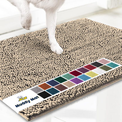 Muddy Mat® - Anti-Mud Dog Door Mat - Beige