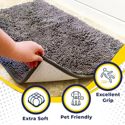 Muddy Mat® - Anti-Mud Dog Door Mat - Grey