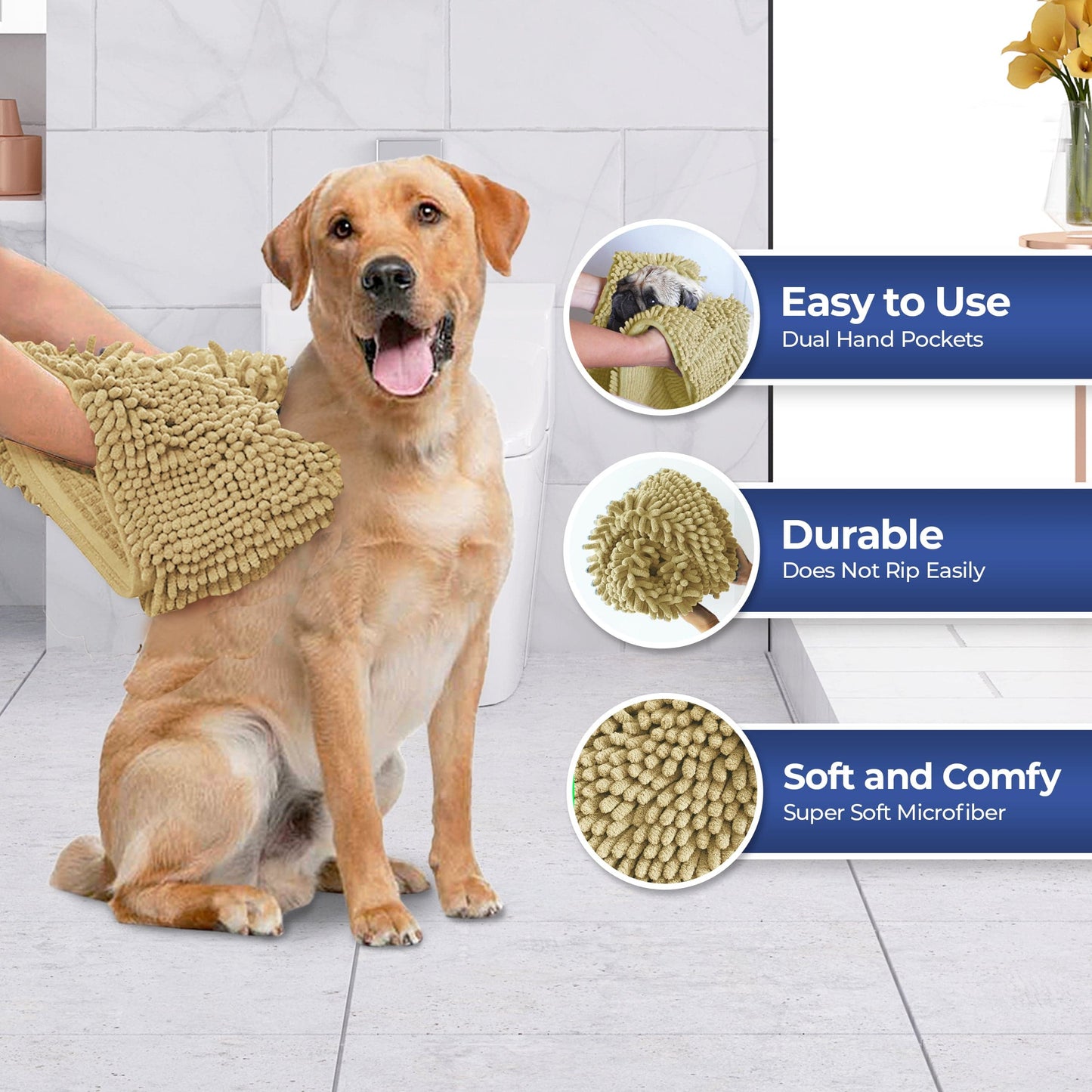 Doggy Dryer Shammy Towel – The Best Dog Towel Available!